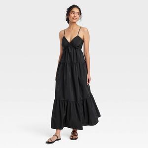 Women's Maxi Sundress - A New Day Black S